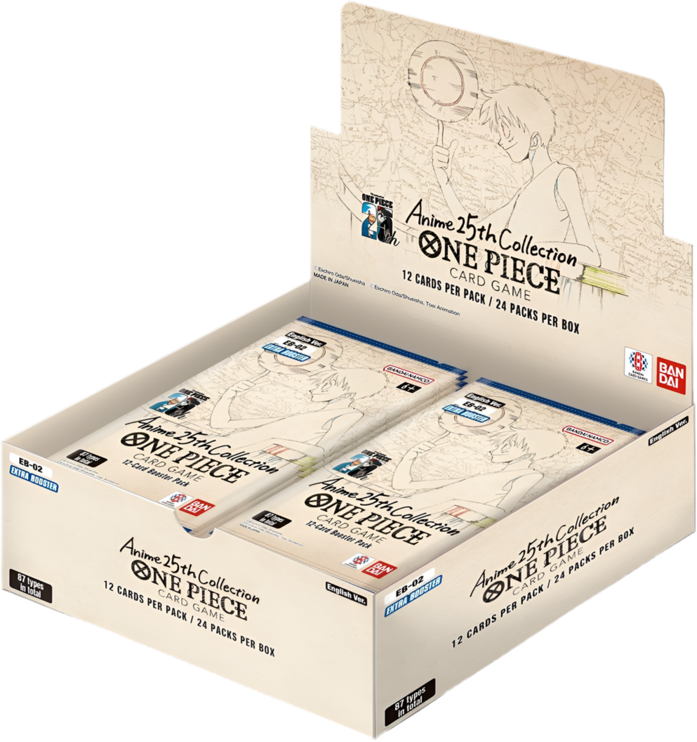 One Piece Card Game Extra Booster 25th Anime Collection - EB02 - ENG Capy Collectors One Piece Card Game Extra Booster 25th Anime Collection - EB02 - ENG Capy Collectors