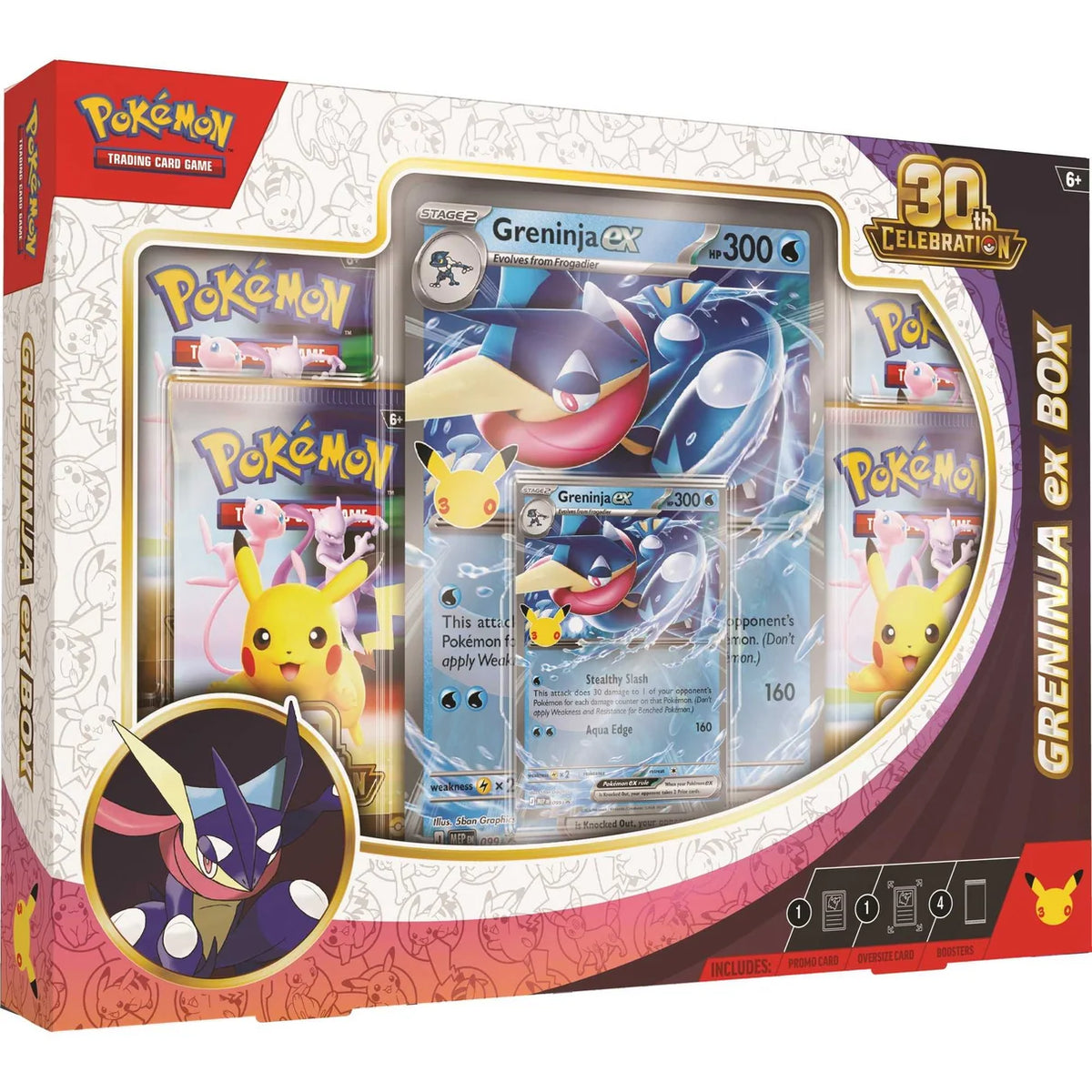 Pokémon TCG: 30th Celebration: Greninja ex Box (ENG)