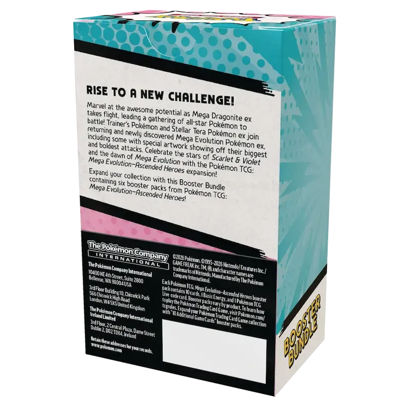 Pokémon TCG - Mega Evolution Ascended Heroes Booster Bundle (ENG)
