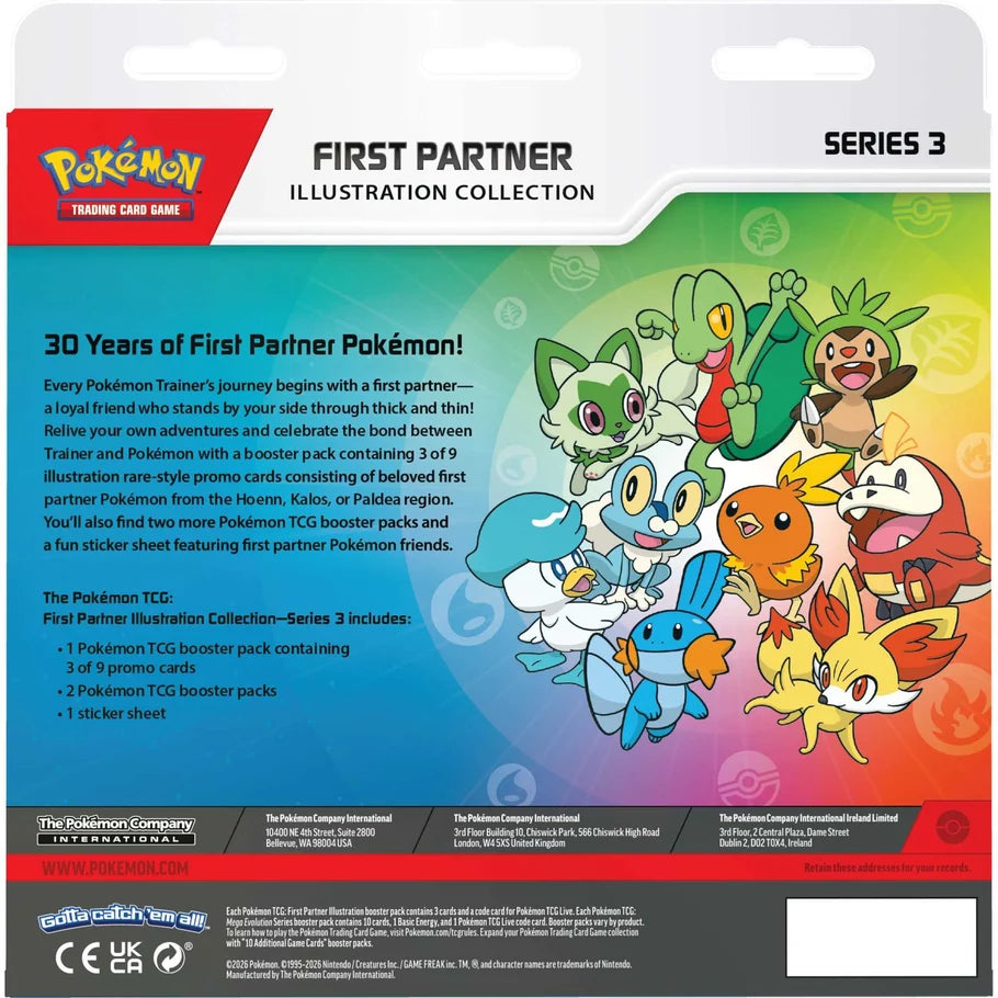 Pokémon TCG: First Partner Illustration Collection - Series 3 (ENG)