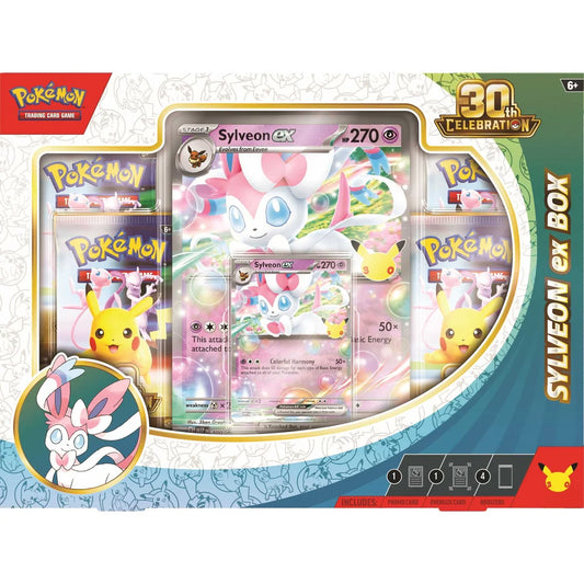 Pokémon TCG: 30th Celebration: Sylveon ex Box (ENG)