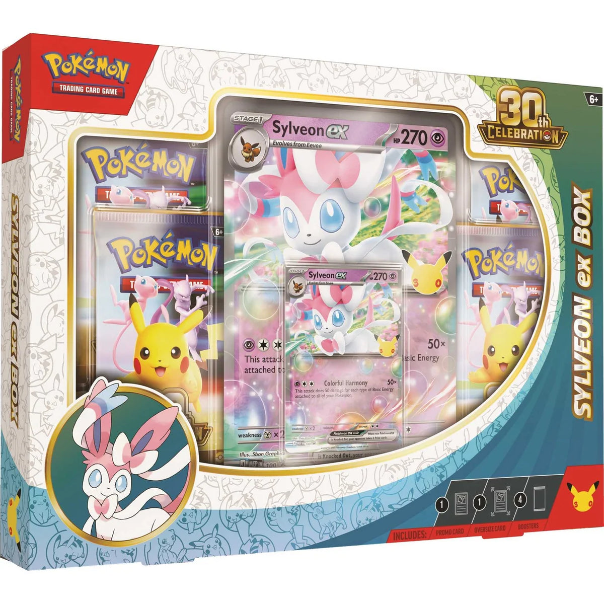 Pokémon TCG: 30th Celebration: Sylveon ex Box (ENG)