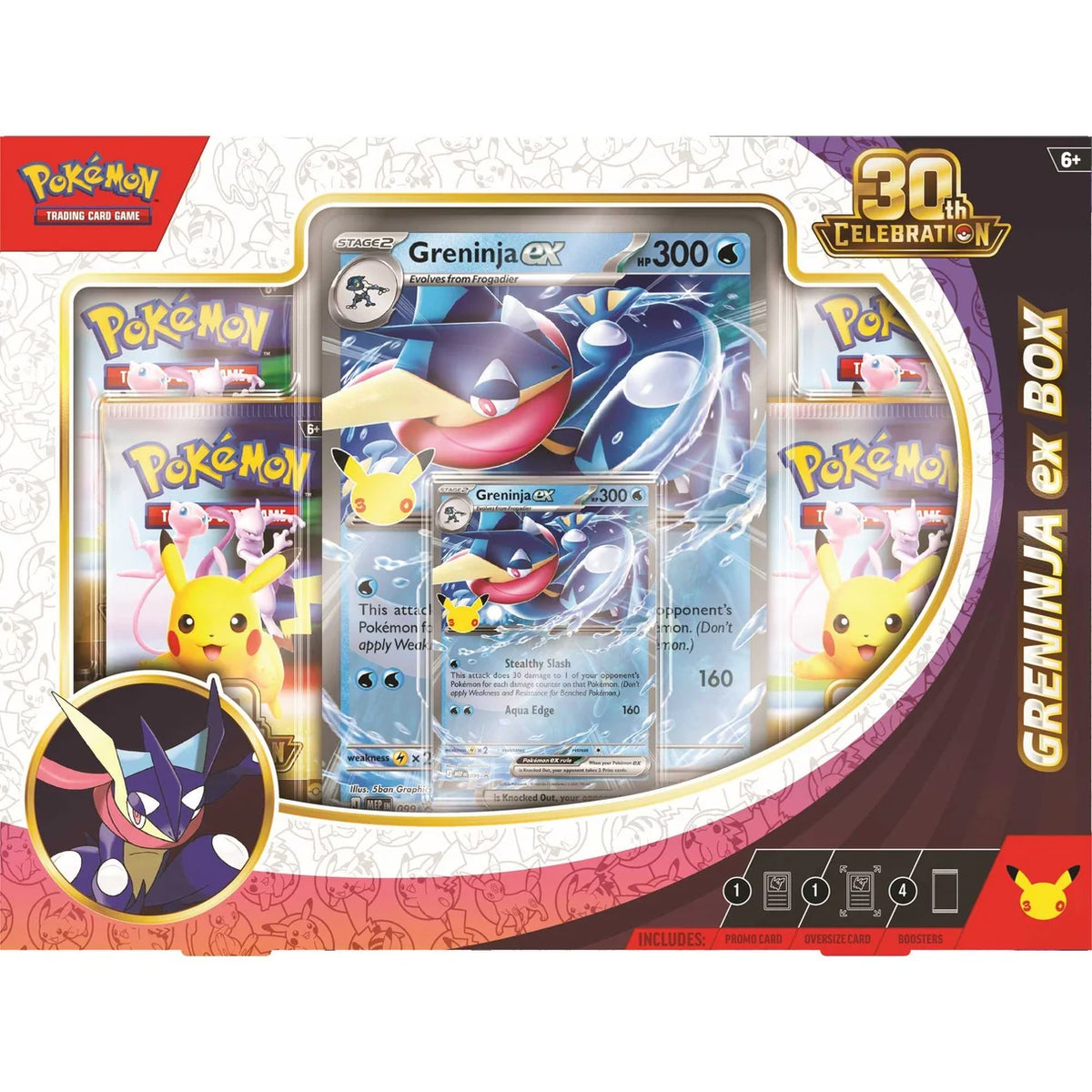 Pokémon TCG: 30th Celebration: Greninja ex Box (ENG)