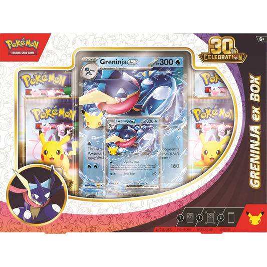 Pokémon TCG: 30th Celebration: Greninja ex Box (ENG)