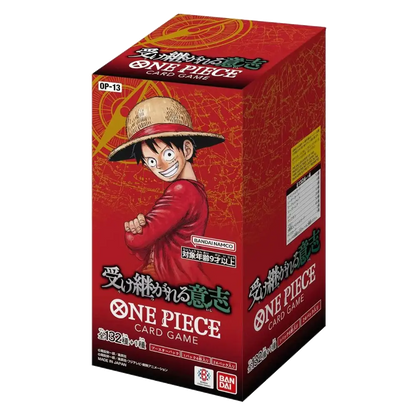 One Piece Card Game OP13 - Carrying on His Will Booster Box JAP